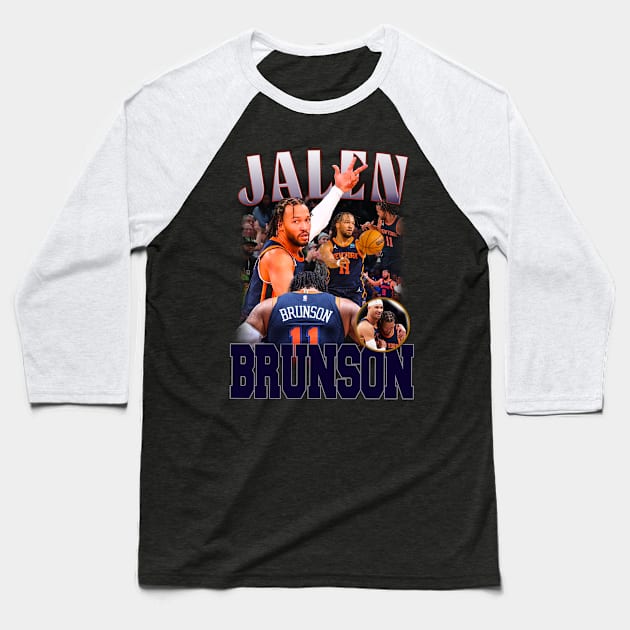 Jalen Brunson Knicks Baseball T-Shirt by dsuss